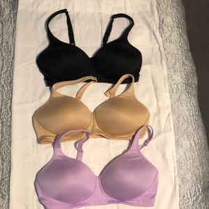 Jockey wireless bra set of 3